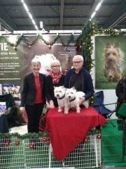 Anna  Birgitta och Sven Inge med Zita och Ecki