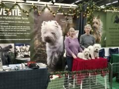 Jeanette med Maggie och Karin med Sparky