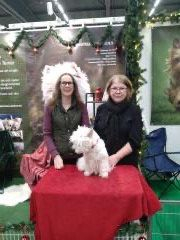 Karin och Anna med Freja